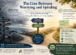 Therapy and mental wellness infographic explaining the difference between productive worry and anxious spiraling. Designed for individuals struggling with anxiety, overthinking, stress, and racing thoughts, the graphic illustrates how counseling can help identify unhelpful thought patterns, develop coping strategies, and build healthier responses to worry. Features practical tools for shifting from feeling stuck and overwhelmed to taking purposeful action, supporting emotional resilience, self-awareness, and improved mental health.